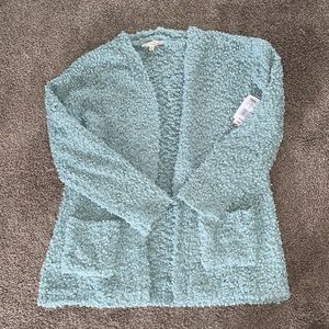 Light turquoise cardigan